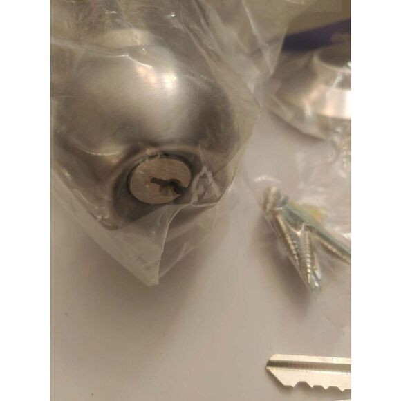 TA EC-B80 Brushed Chrome Grade 3 Knob Lock. - Picture 2 of 8